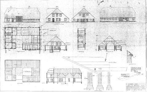 Bommertsweg 1 - bouwtekening uit 1956